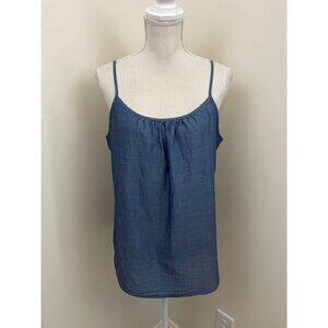 Time and Tru Blue Strappy Tank Size Medium